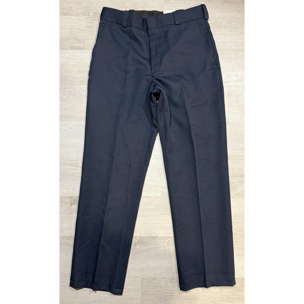 Flying Cross Uniform Pants Men Size 36 Regular Navy Blue Pleated Style 3900 NWT
